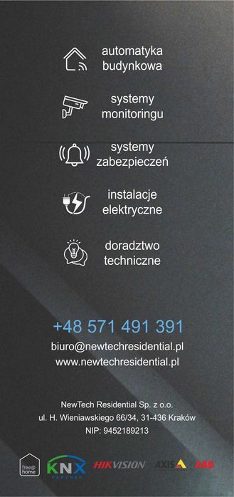 Automatyka budynkowa - Instalacje elektryczne - Doradztwo techniczne