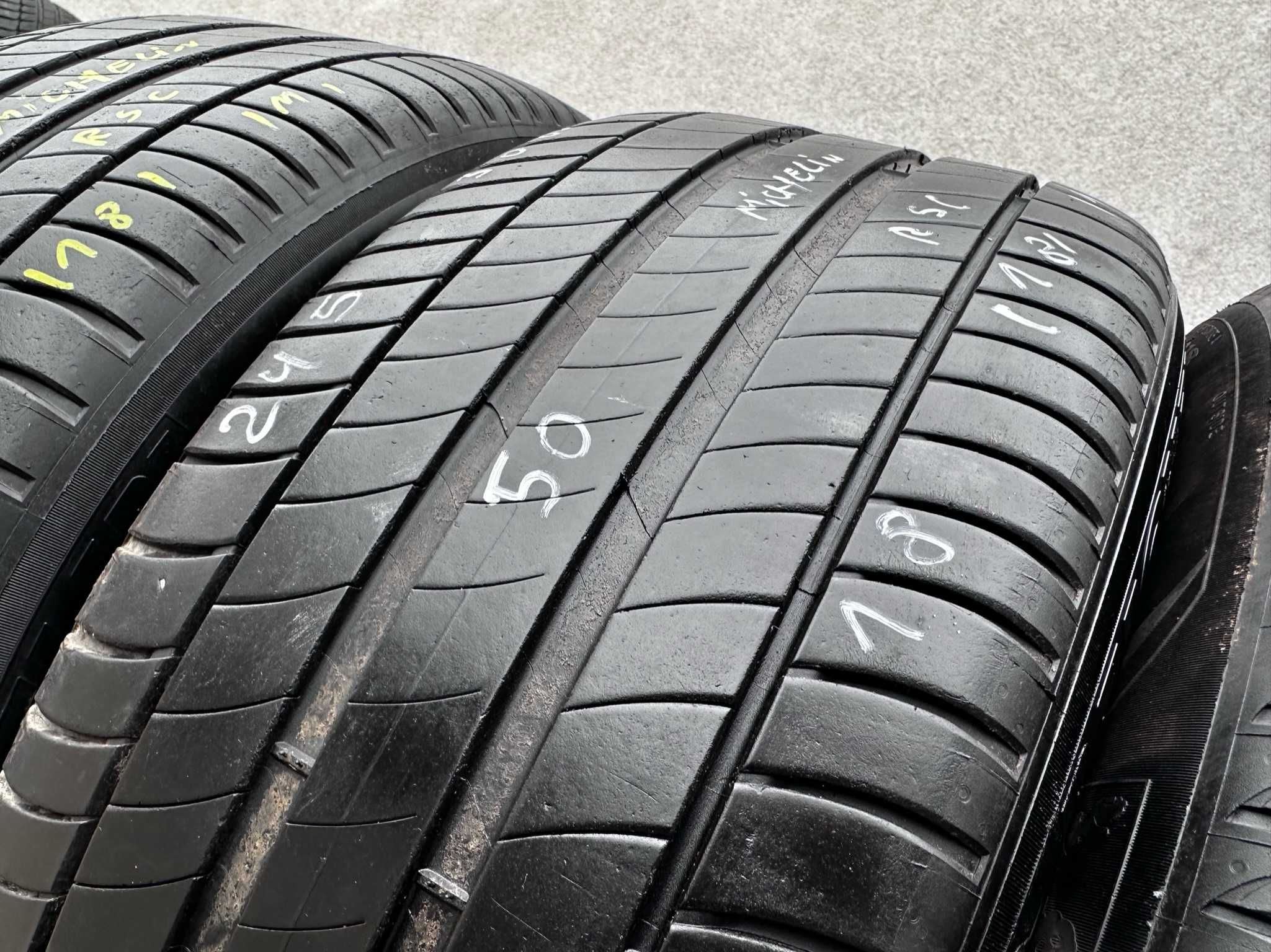 4X Opony Letnie 245/50R18 100Y RSC MICHELIN PRIMACY 3 5.5MM 2018R