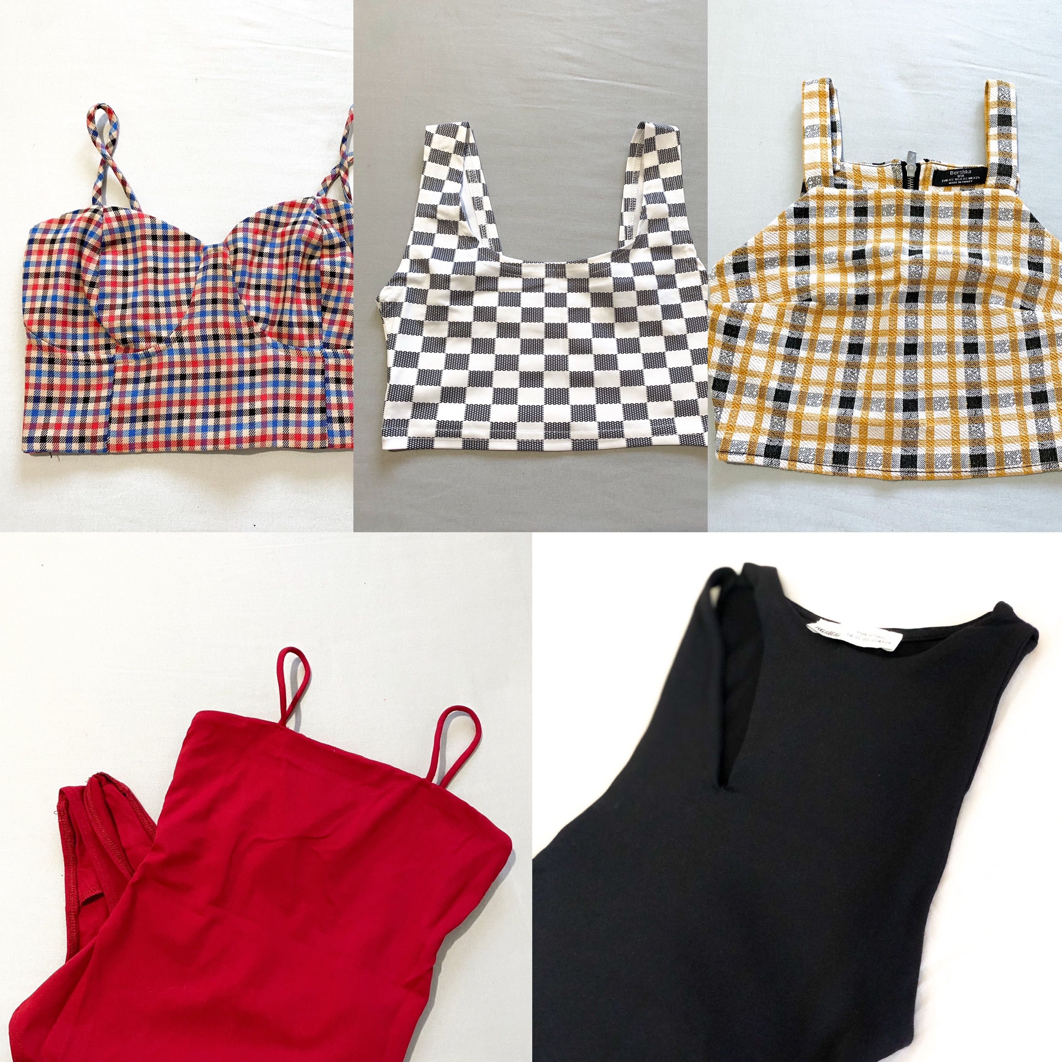Tops, t-shirts, bandeaus - PULL&BEAR, Bershka, Stradivarius, ZARA