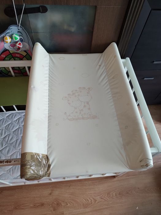 Łóżko dziecięce 114x55 wys 80 drewniane