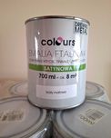 Emalia flatowa drewno metal Biały mat 700 ml 8m2 x5 szt. Nowe