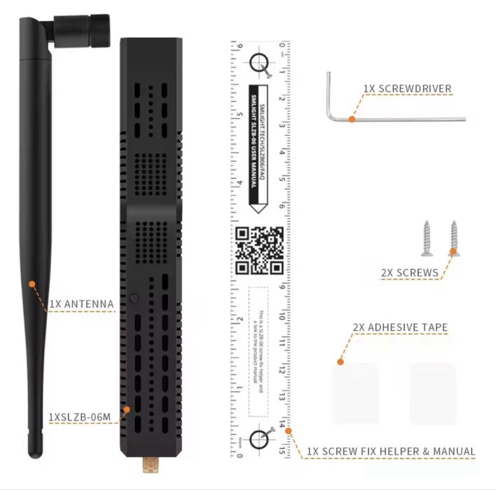 SMLIGHT SLZB-06M – Zigbee/Thread/Matter PoE USB Hub (Novo, selado)