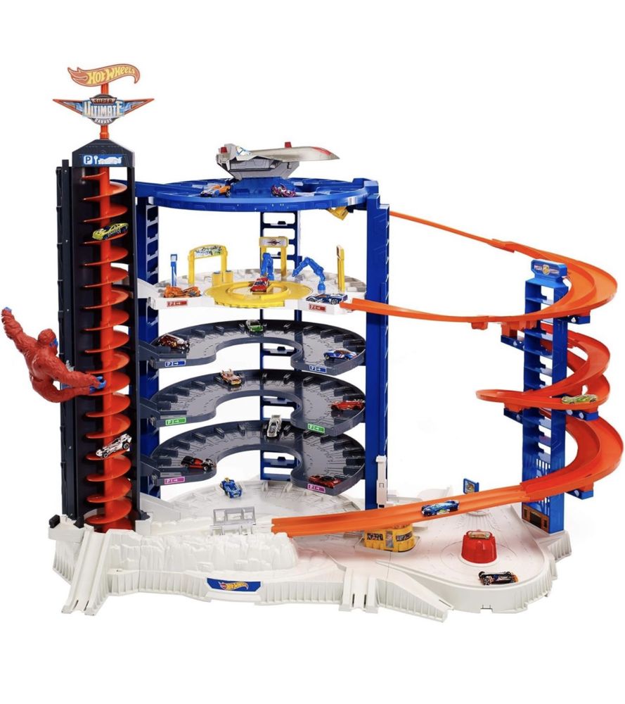 Hot Wheels super ultimate garage play set з горилою