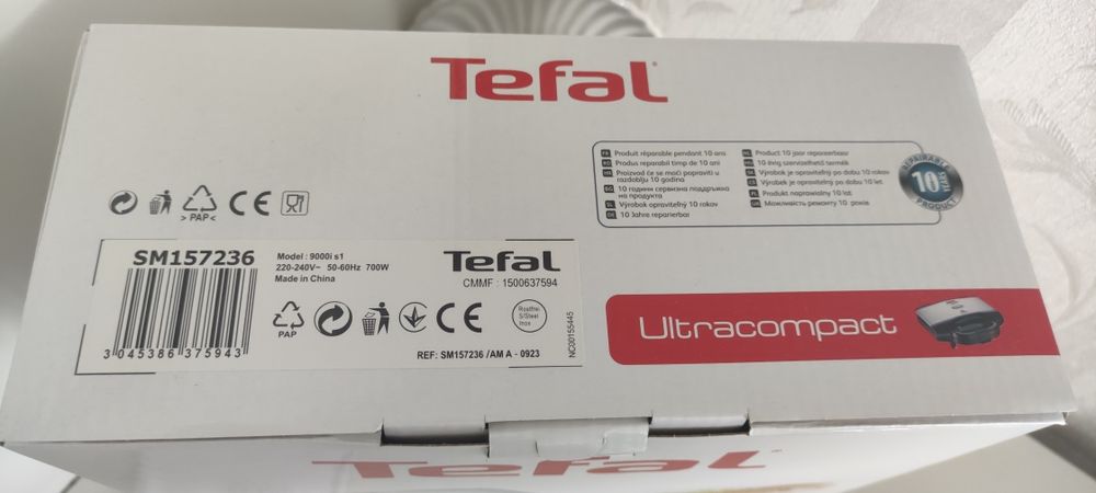 Сендвичница Tefal Ultracomact