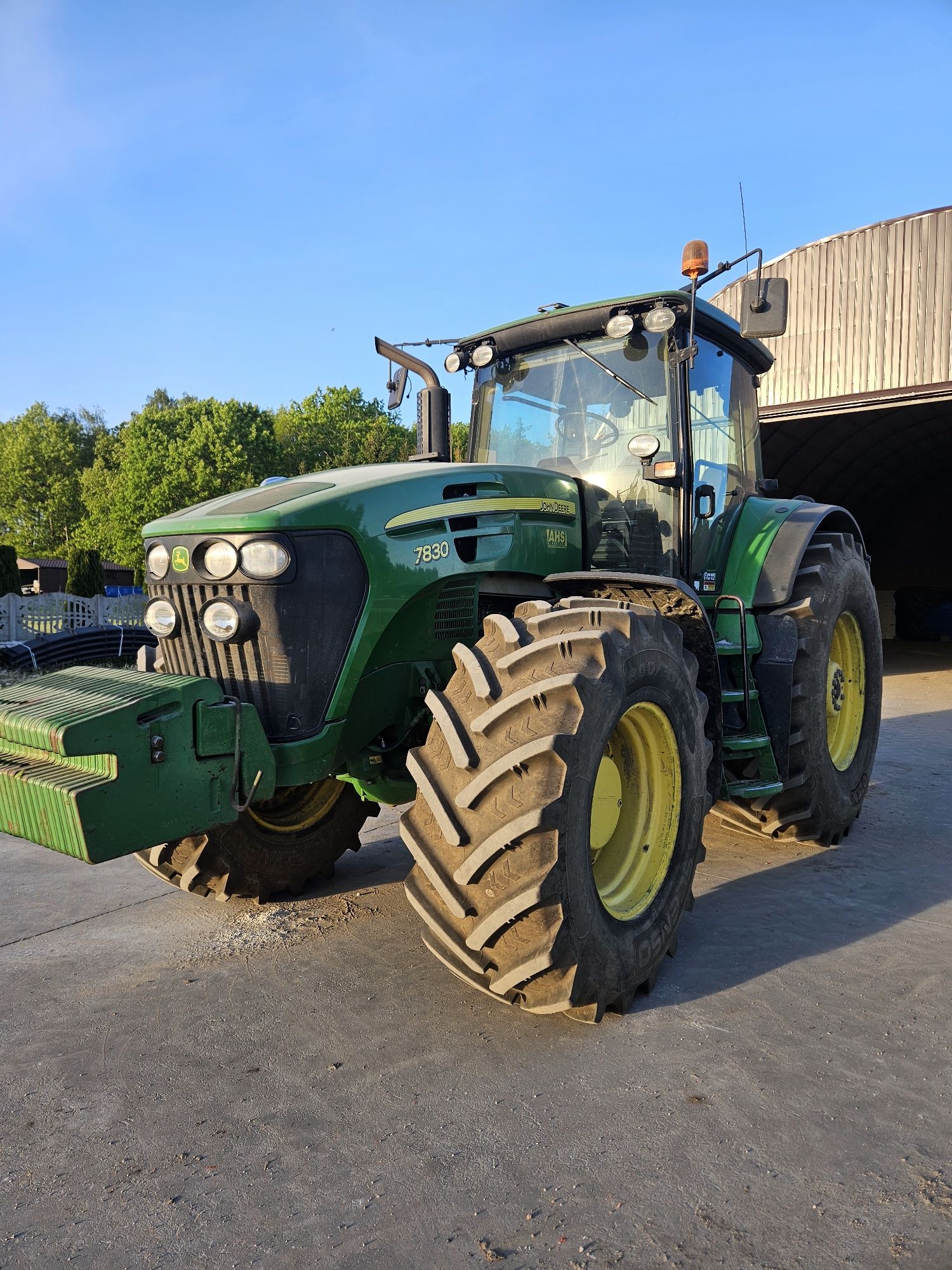 John deere 7830 przygotowany do nawigacji greenstarready 2009r