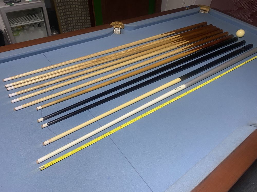 Tacos bilhar snooker alguns NOVOS