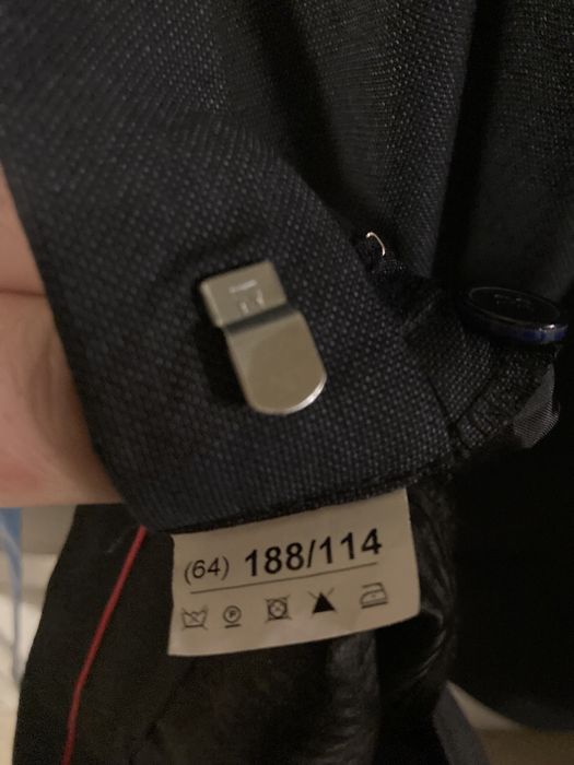 Garnitur granatowy rozm xxl