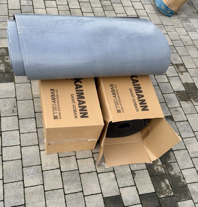 Armacell Armaflex izolacja rurowa 19mm mata akustyczna kamper wyglusze