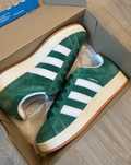 Sneakersy damskie Adidas Campus butelkowa zieleń modne nowe 38,5
