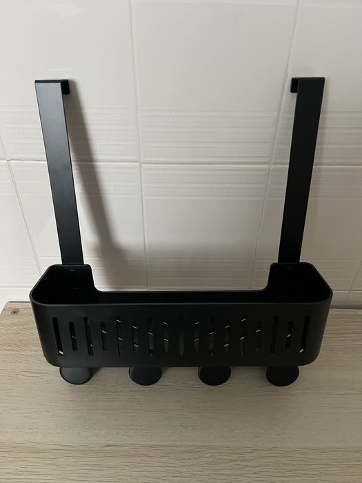 Prateleira preta de chuveiro NOVA