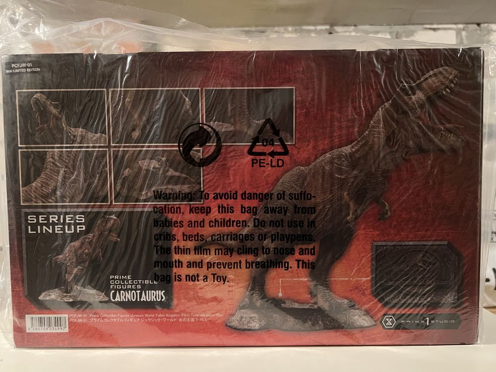 Figurka Tyranozaur Rex z filmu Jurassic World (Prime 1 Studio)