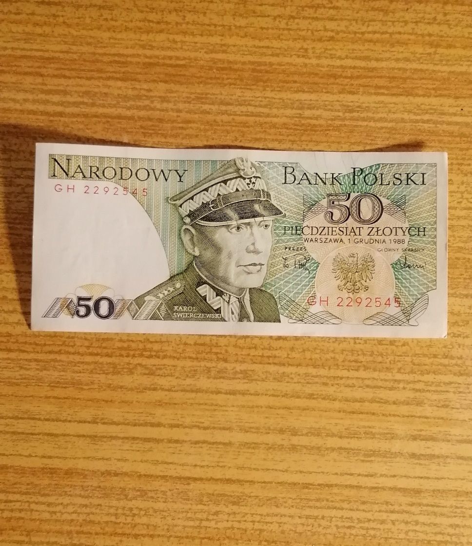 Banknot 50 zł, Karol Świerczewski