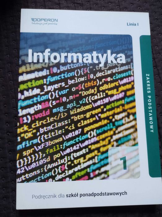 Informatyka 1, Operon, zakres podstawowy