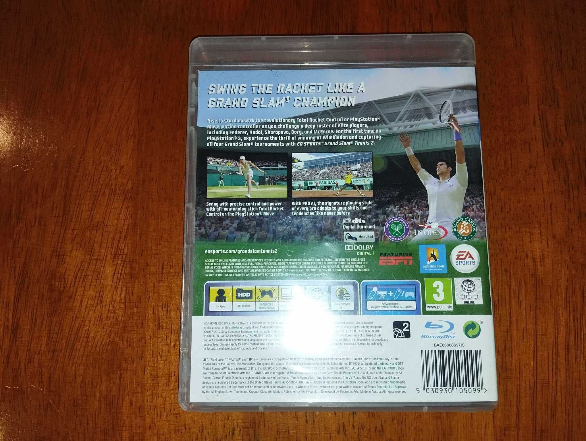 EA Sports Grand Slam Tennis 2 - PlayStation 3 - PS3