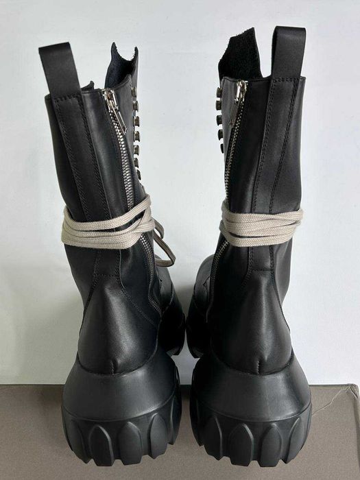 Rick Owens Dr. Martens Mega lace Tractor boots черевики чорні ботинки