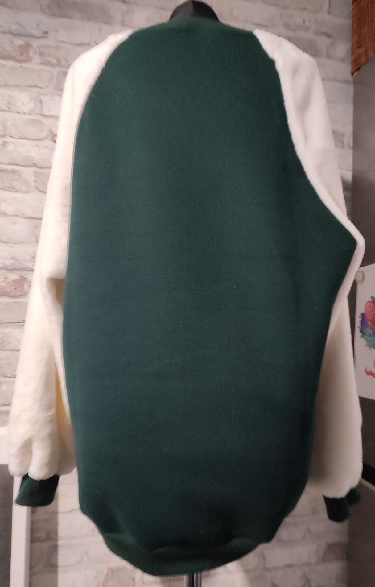 Bluza oversize miś futerko