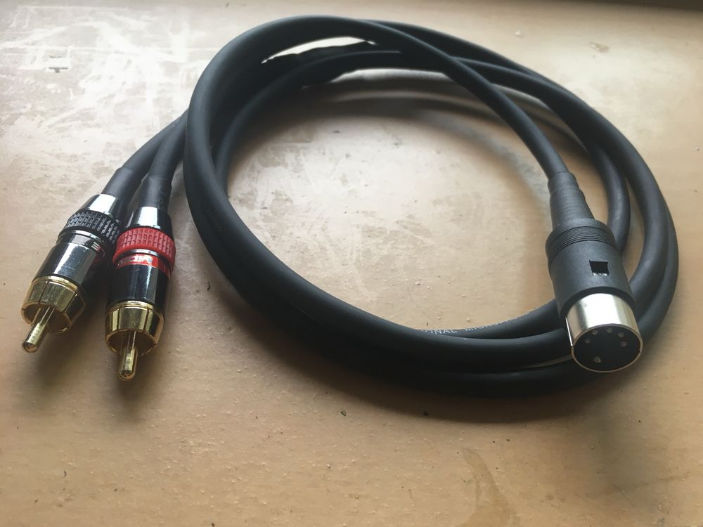 Кабель Din 5 pin/2RCA