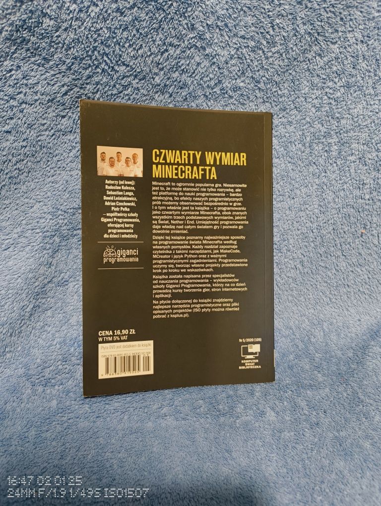 Biblioteczka Komputer świat minecraft nauka programowania przez zabawę