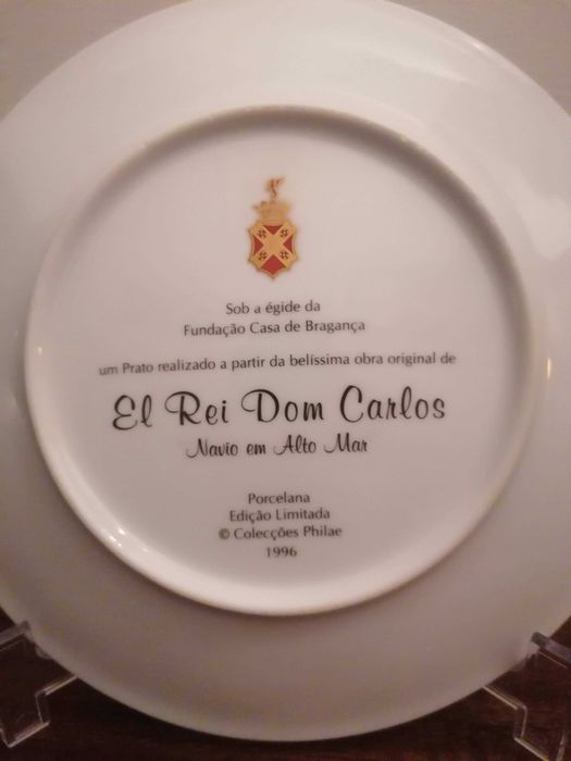 Prato Decorativo “Navio em Alto Mar “