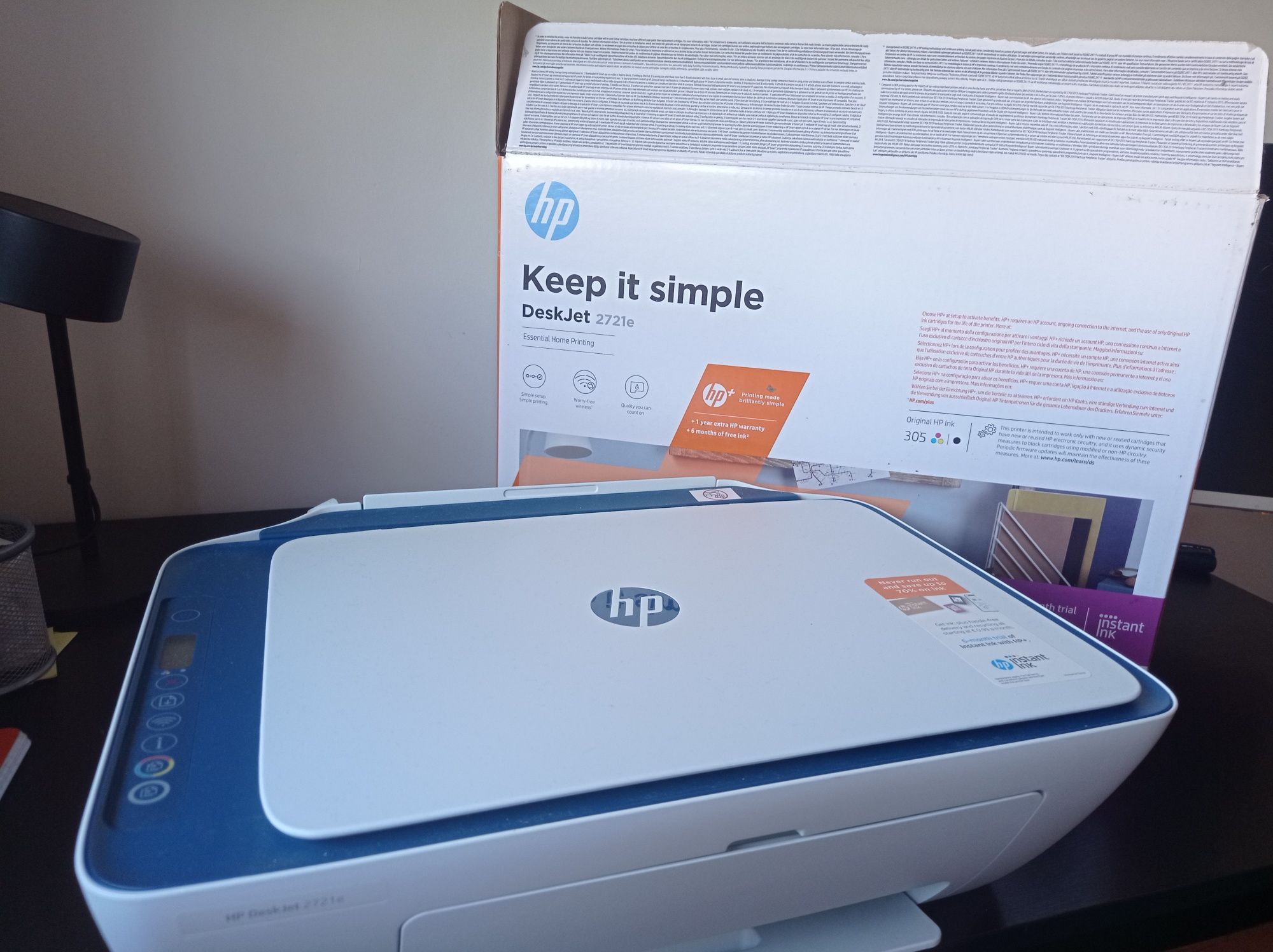 Impressora HP Deskjet 2721e