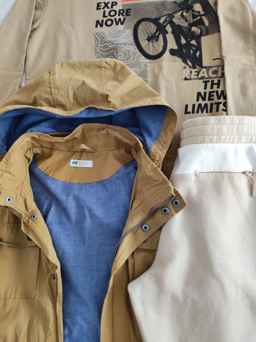 Jesienna kurtka H&M, spodnie CROPP,bluza