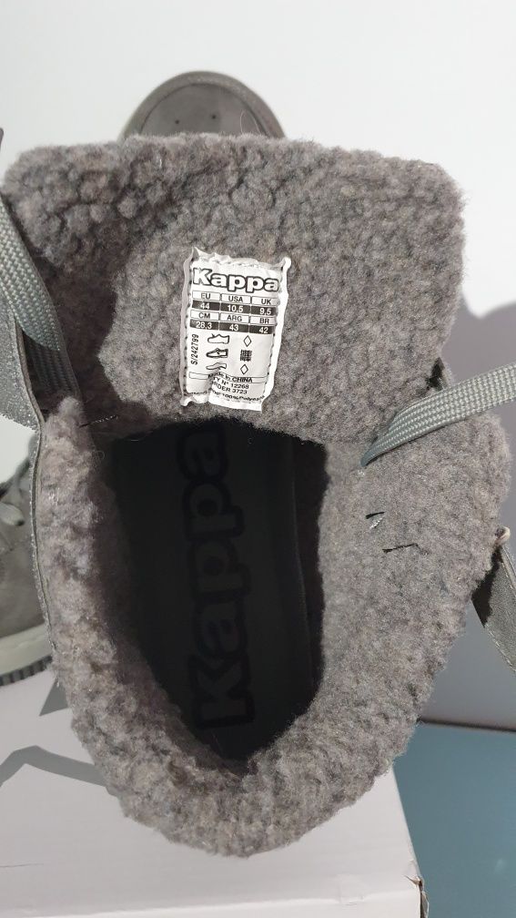 Śniegowce męskie Kappa szare Rozmiar 44 / długość wkładki 28.3 cm