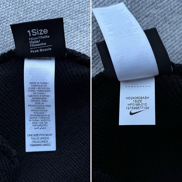 Оригінал Nike Utility Peak Swoosh Beanie Шапка Нова Зимова (HF0186)