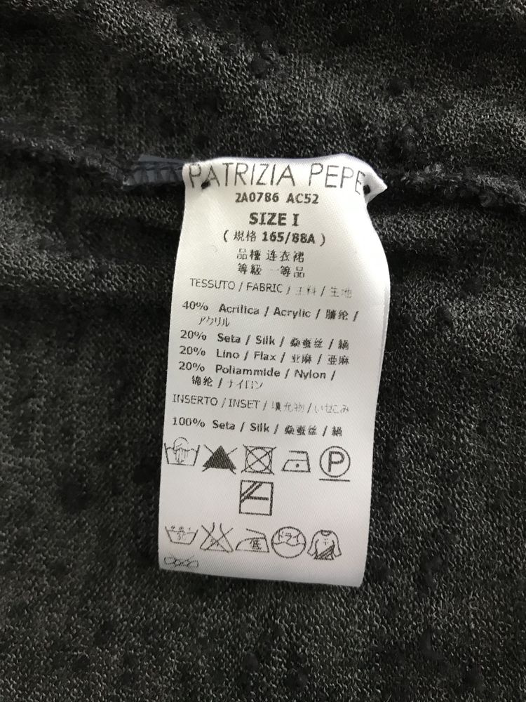 Patrizia Pepe sukienka S len jedwab