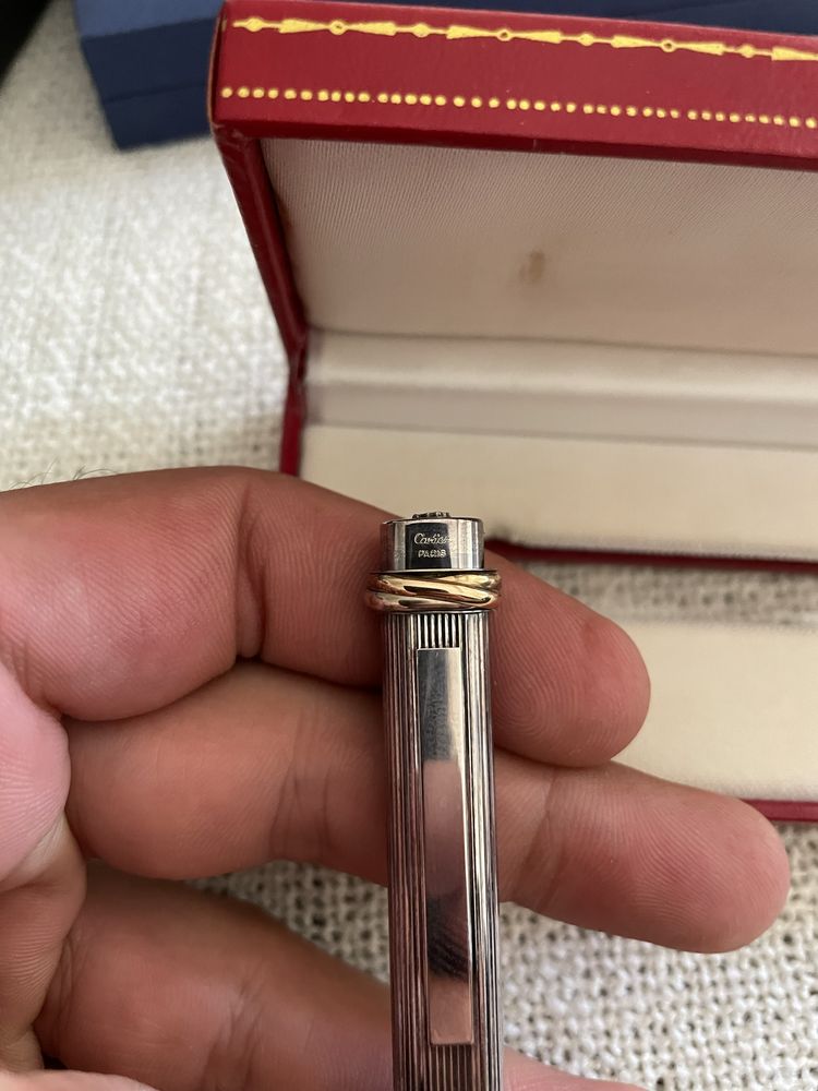 Caneta cartier prata