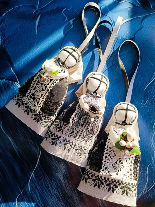 Ляльки Підвіски на Ялинку в різних кольорах