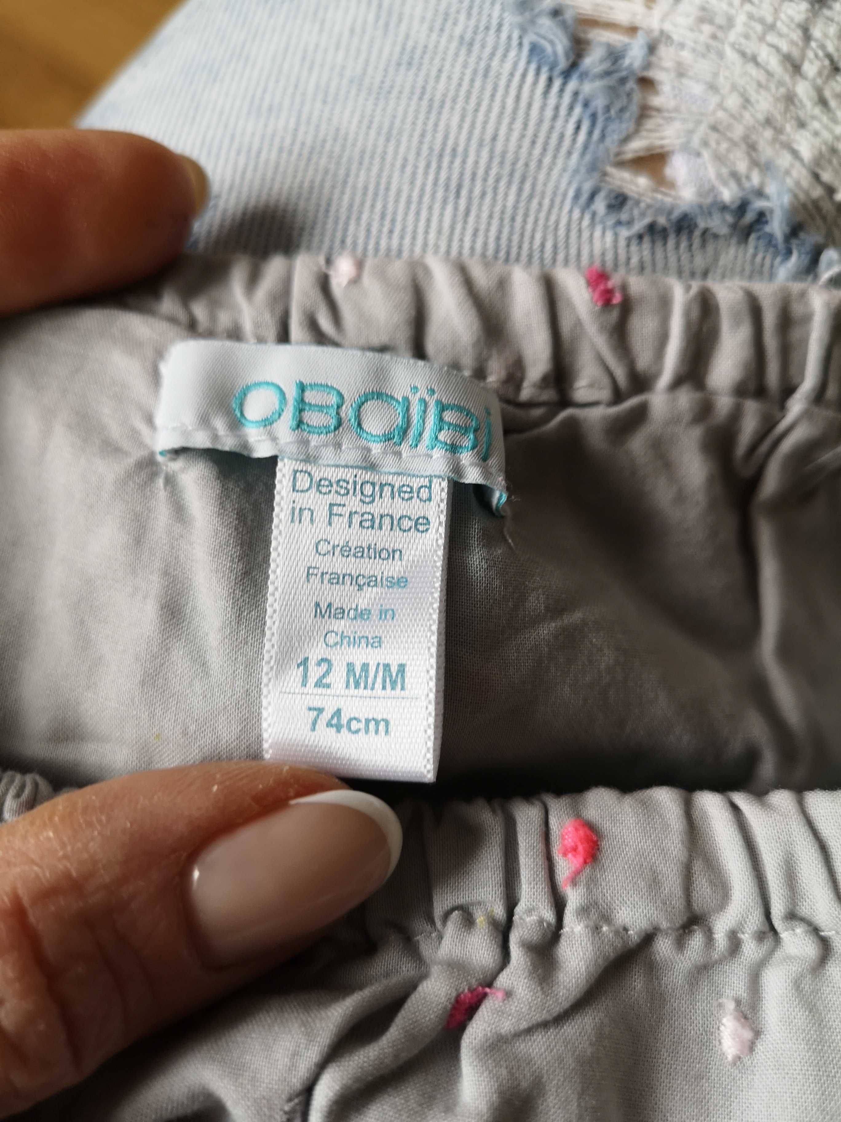 Sukienka+majteczki komplet OBAIBI r.74