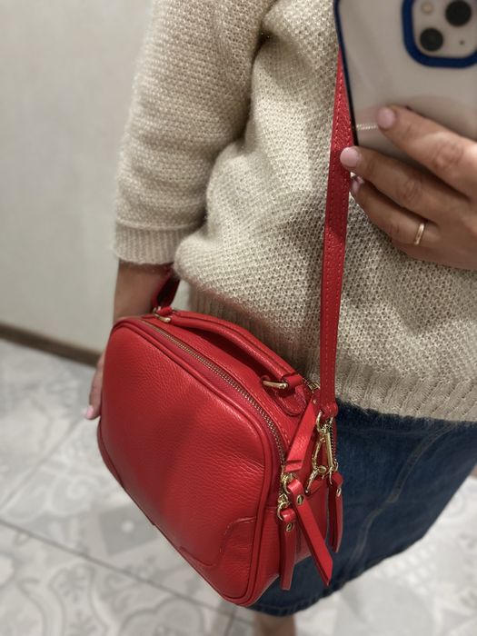 Шкіряна сумка Італія Virginia Conti Висока якість