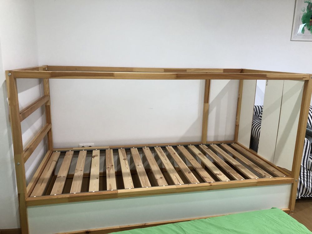 Ikea kura dwustronne łóżko 90x200 piętrowe