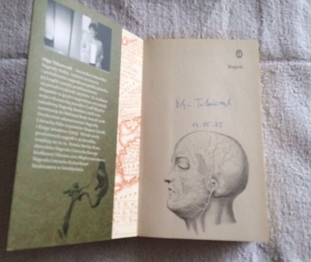 Olga Tokarczuk - Bieguni - autograf zdobyty osobiście.