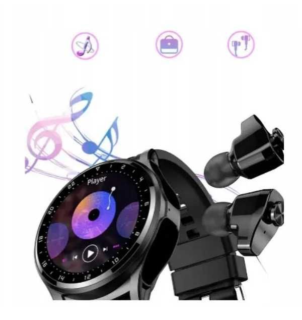Smartwatch GT66 z bezprzewodowymi słuchawkami Połączenie ttst1310