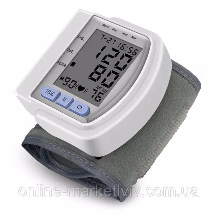 Автоматичний тонометр на зап'ястя Automatic Blood Pressure CK-102S / В