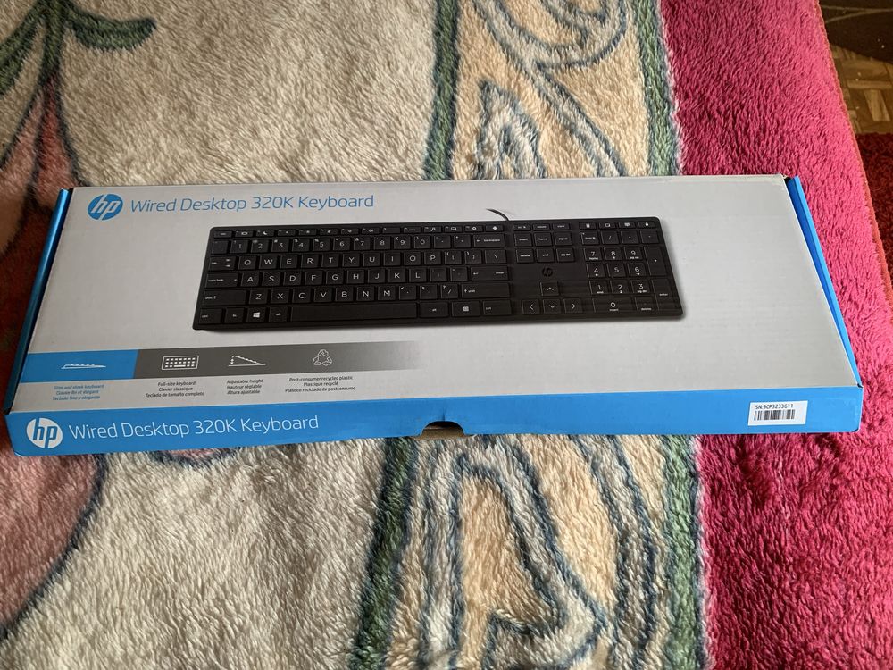 Teclado HP com fio Desktop 320K
