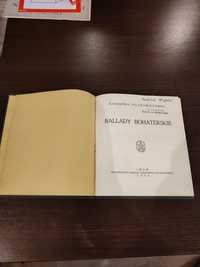 przedwojenna książka ballady bohaterskie Iłłakowiczówna starocie