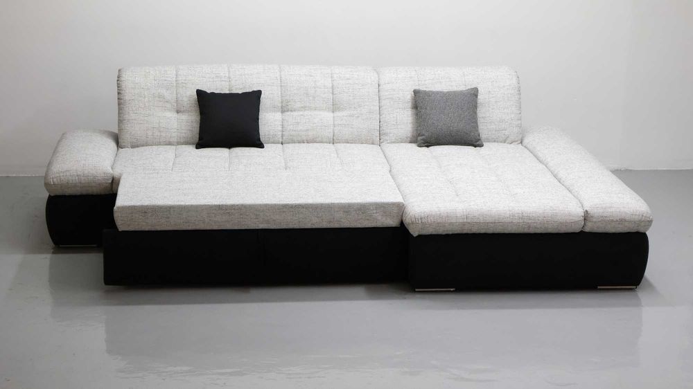 TMU Narożnik funkcjA spania tkania rozkładana rogówka salon sofA