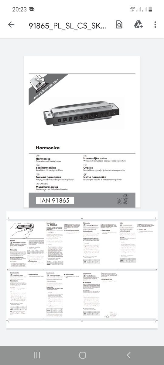 IAN 91865. Harmonijka ustna