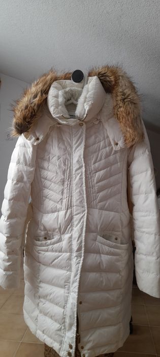 Casaco de penas branco