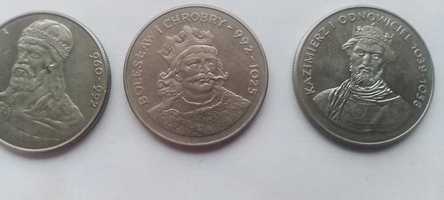 Монеты Польша  Польские короли 1979 - 1992 гг памят 2зл 1995- 2014 гг