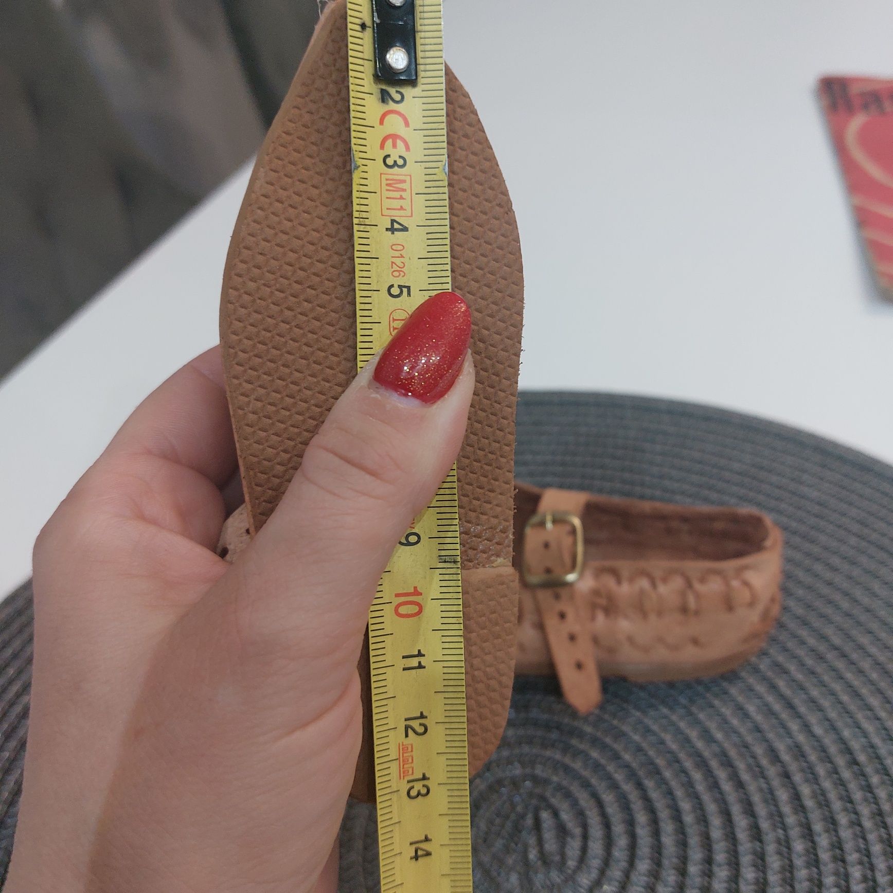 Nowe dziecięce kierpce góralskie 13 cm