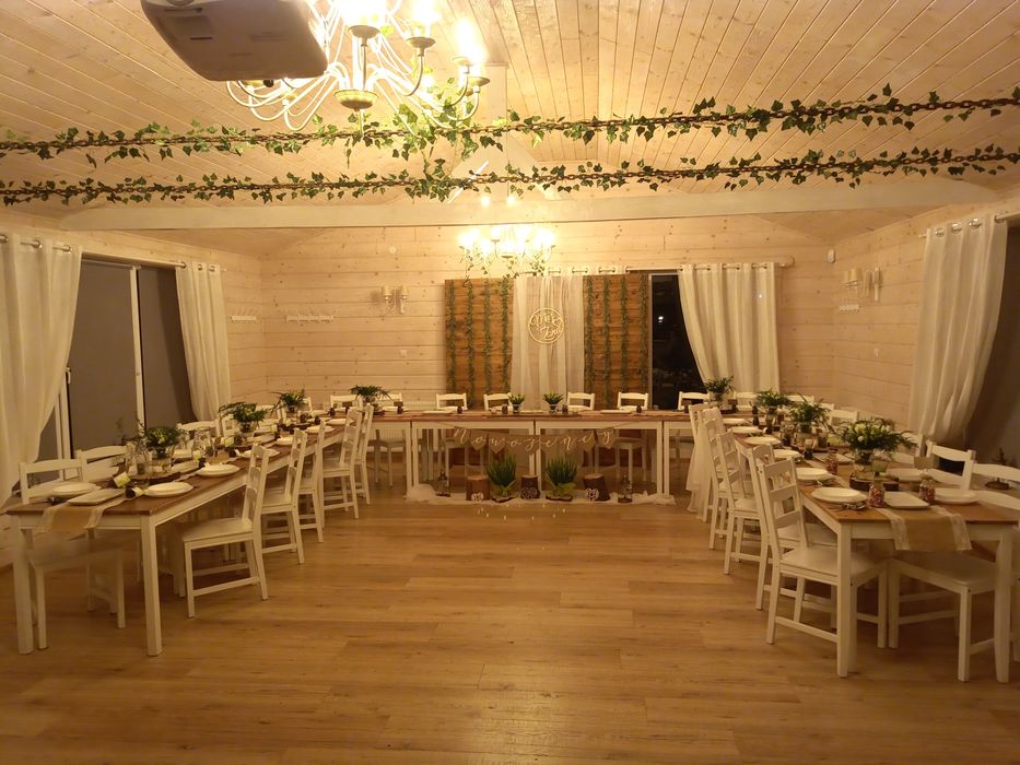 Scianka weselna, heksagon , sztalugi