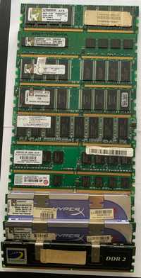 Memórias RAM DDR2 - 10 unidades