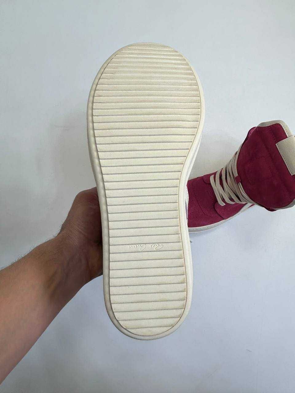 Rick Owens Geobasket Ramones кроссовки розовые кеди opium archive кеды