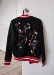 Bluza bomberka kurka z haftem na plecach Zara S
