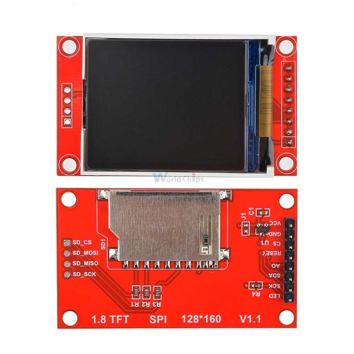 Дисплей 1.8" LCD Display TFT SPI 128*160 ST7735 для Arduino ESP32
