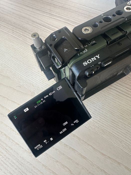Sony fx30 + cage small rig
