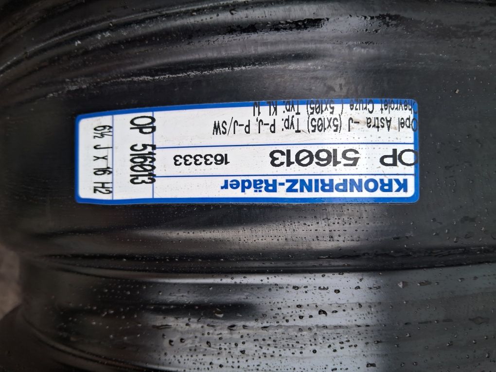 Диски 5х105 r 16 6/5 et39 опель астра
